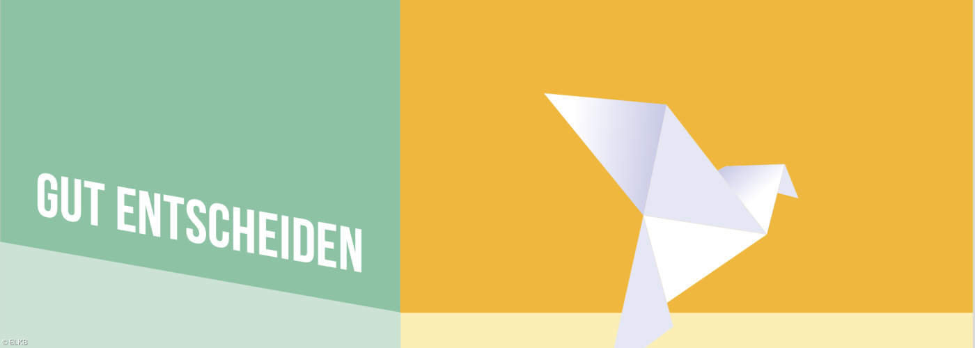 Header Gut entscheiden mit Friedenstaube